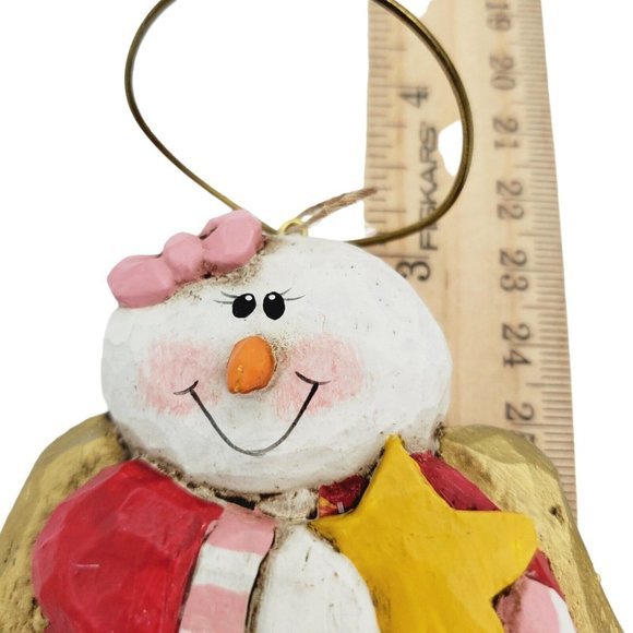 Eddie Walker Midwest of Cannon Falls Snowman Angel‎ Christmas Ornament Star - Picture 4 of 6